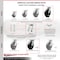 Service Caster 8 Inch Kingpinless Phenolic Wheel Caster Swivel Locks 2 Rigid SCC, 2PK SCC-KP30S820-PHR-BSL-2-R-2 - alternate 6